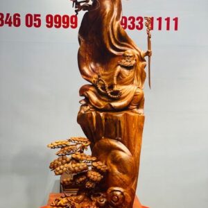 Đạt Ma múa võ gỗ hương ta.