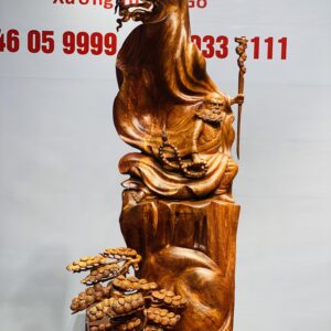 Đạt Ma múa võ gỗ hương ta.