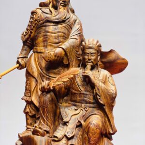 Quan Công, Khổng Minh gỗ sưa.
