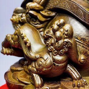 Tỳ hưu mẫu tử gỗ mun đuôi công.