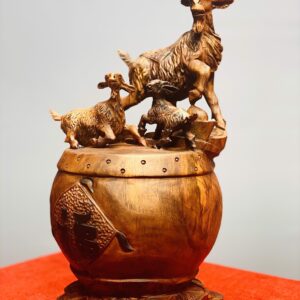 Tam dương đứng trống gỗ sưa.