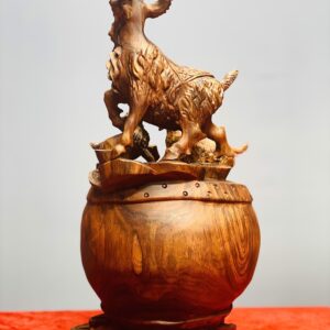 Tam dương đứng trống gỗ sưa.