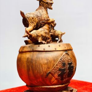 Tam dương đứng trống gỗ sưa.