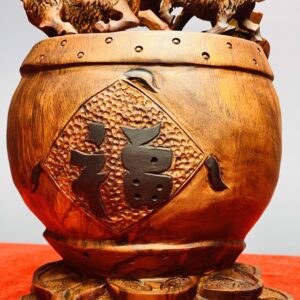 Tam dương đứng trống gỗ sưa.