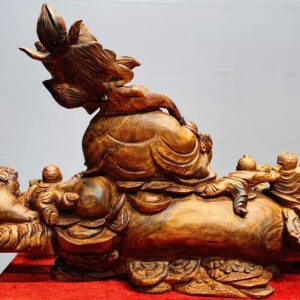 Di lặc cửu tiểu hoa sen nghê sưa.