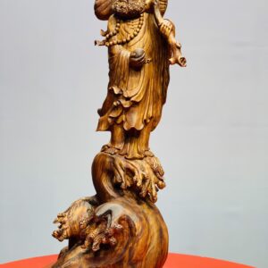 Đạt ma quá hải gỗ sưa.