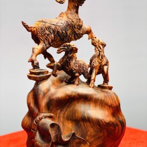 Tam dương đứng bao tiền gỗ sưa đỏ_ Mã Sp: TLV562