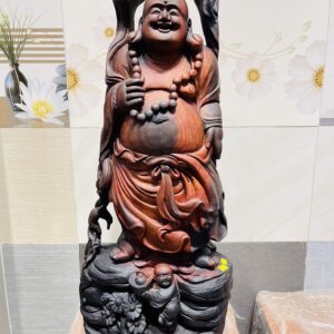 Di lặc nhất tiểu gỗ trắc.