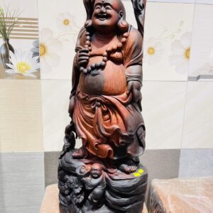 Di lặc nhất tiểu gỗ trắc.