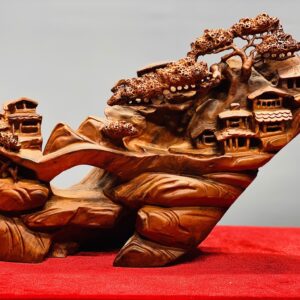 Tiểu cảnh gỗ sưa.