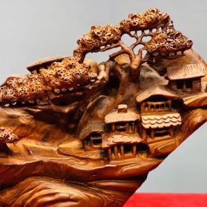 Tiểu cảnh gỗ sưa.