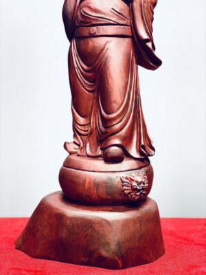 Quan Công gỗ tử đàn Ấn Độ.