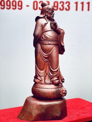 Quan Công gỗ tử đàn Ấn Độ.