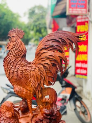 Gia đình gà gỗ hương.
