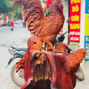 Gia đình gà gỗ hương.