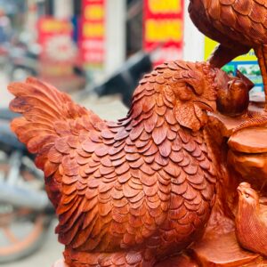 Gia đình gà gỗ hương.