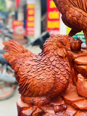 Gia đình gà gỗ hương.