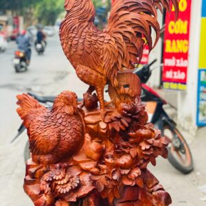 Gia đình gà gỗ hương.