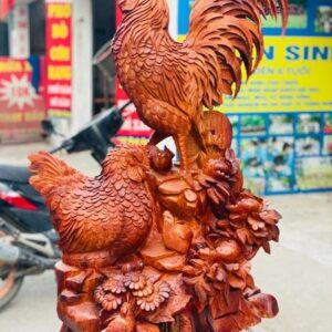 Gia đình gà gỗ hương.