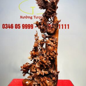 Ngũ Điểu Chầu Hoàng Gỗ Hương