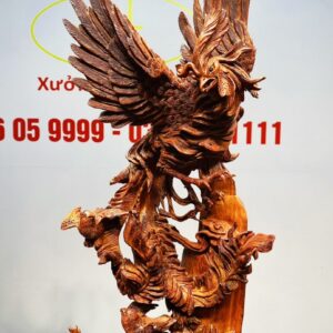 Ngũ Điểu Chầu Hoàng Gỗ Hương