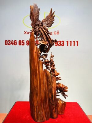 Ngũ Điểu Chầu Hoàng Gỗ Hương