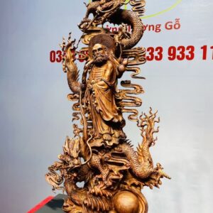 Đạt Ma Hàng Song Long Gỗ Sưa