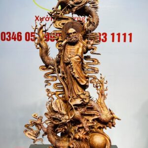 Đạt Ma Hàng Song Long Gỗ Sưa