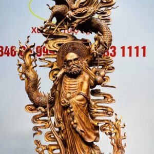 Đạt Ma Hàng Song Long Gỗ Sưa