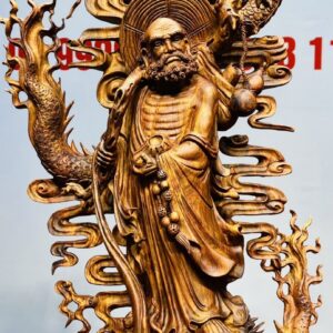 Đạt Ma Hàng Song Long Gỗ Sưa