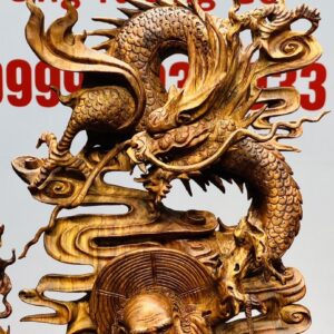 Đạt Ma Hàng Song Long Gỗ Sưa