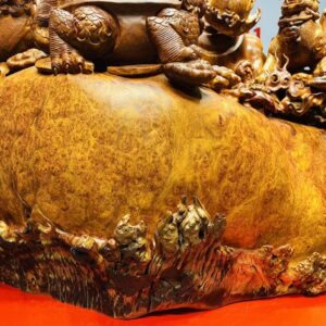Tứ Đại Linh Thú Gỗ Nu Hương