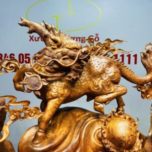 Tứ Đại Linh Thú Gỗ Nu Hương