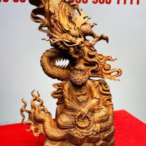 Đạt Ma Phục Long Gỗ Sưa