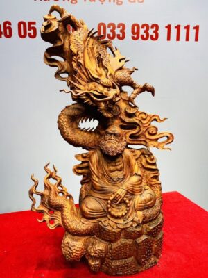 Đạt Ma Phục Long Gỗ Sưa