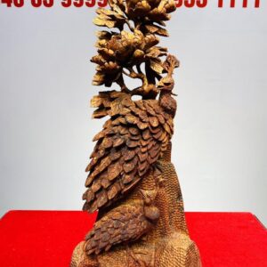 Đôi Chim Công Gỗ Sưa