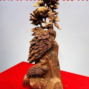 Đôi Chim Công Gỗ Sưa