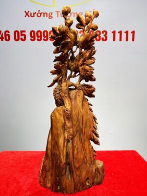 Đôi Chim Công Gỗ Sưa