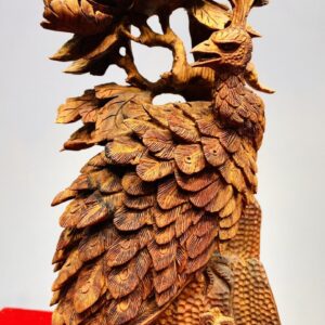 Đôi Chim Công Gỗ Sưa