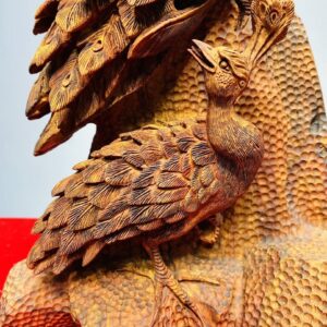 Đôi Chim Công Gỗ Sưa