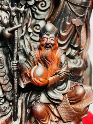 Tam Đa Phúc - Lộc - Thọ cây tùng Gỗ Trắc