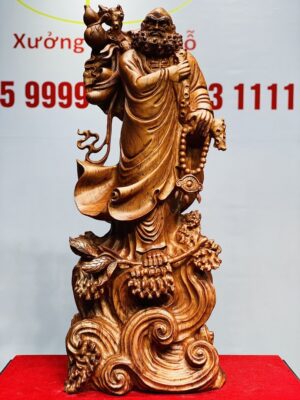 Bồ Đề Đạt Ma Gỗ Hương
