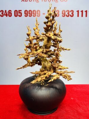 Bình Hoa Mai Gỗ Hoàng Đàn Tuyết Lạng Sơn