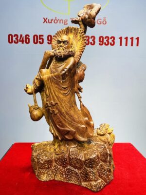 Đạt Ma Vác Nấm Linh Chi Gỗ Hương