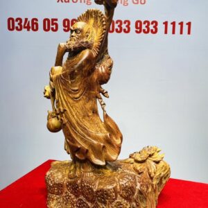 Đạt Ma Vác Nấm Linh Chi Gỗ Hương