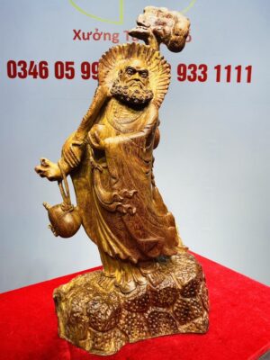 Đạt Ma Vác Nấm Linh Chi Gỗ Hương