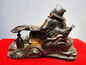 Tế Công Ngồi Uống Rượu Gỗ Trắc