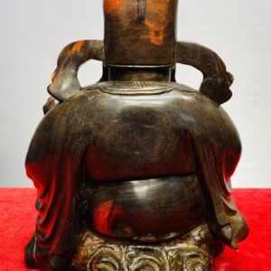 Thần Tài Ngồi Gỗ Trắc