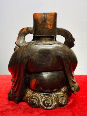 Thần Tài Ngồi Gỗ Trắc