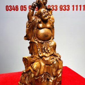 Di Lạc Hoan Hỷ Cõng Tiểu Gỗ Cẩm Lai